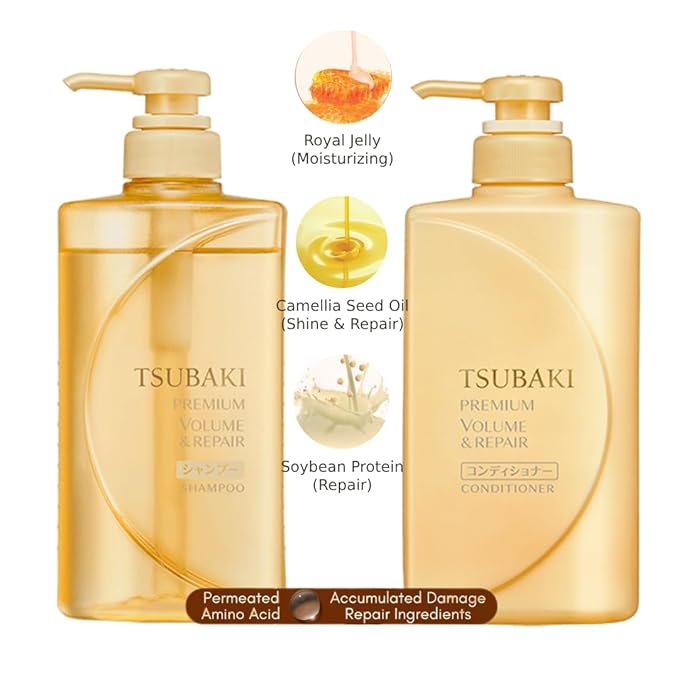 Hair Professional Repair Tsubaki Shampoo and Refill Set
