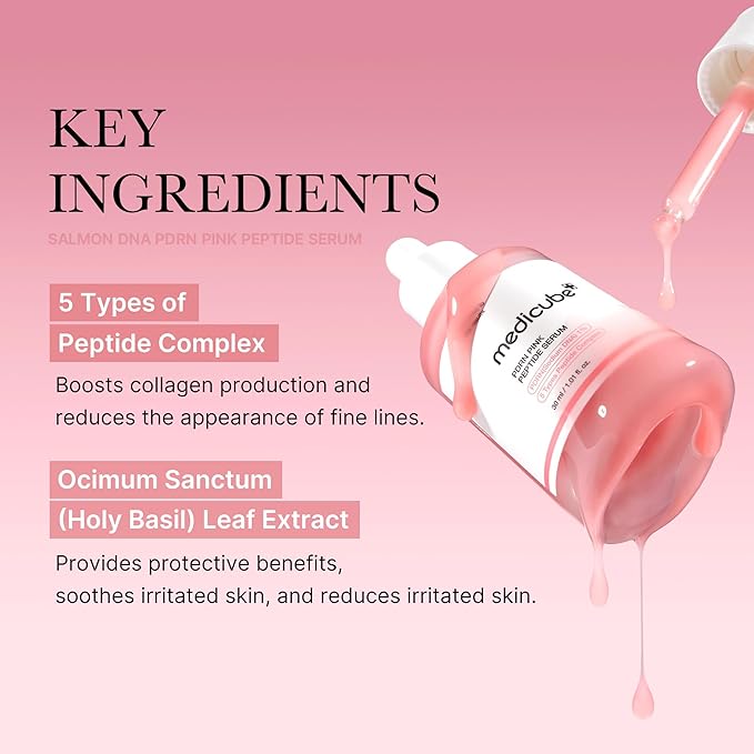 medicube PDRN Pink Peptide Ampoule 30ml